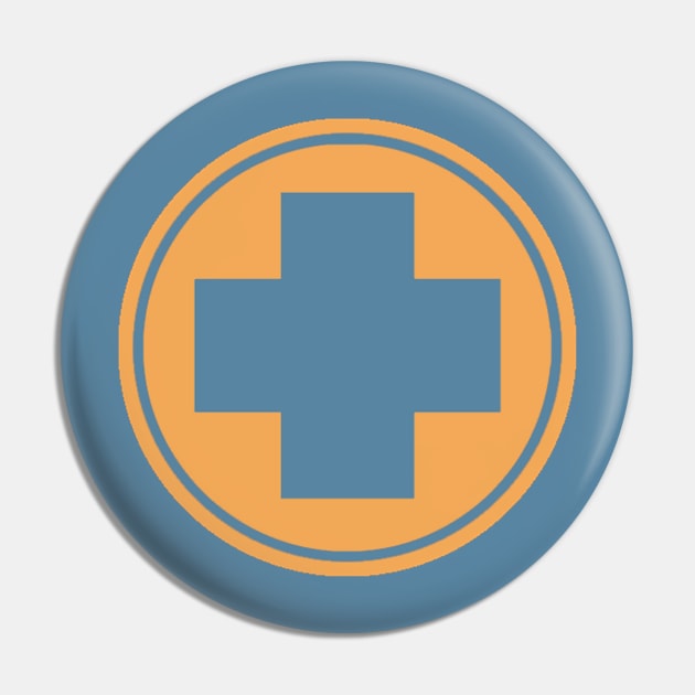 Team Fortress 2 - Blue Medic Emblem Pin by Reds94