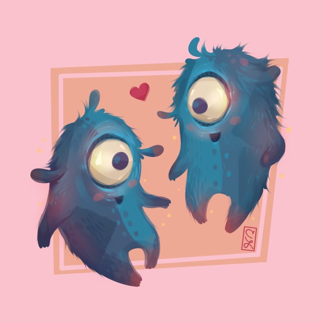 Monster Twin Buddies by Claire Lin