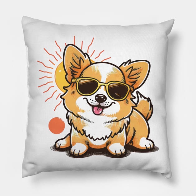 Living my best life with my shades on Pillow by Pixel Poetry
