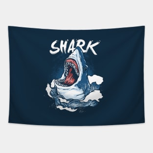 Shark scream Tapestry