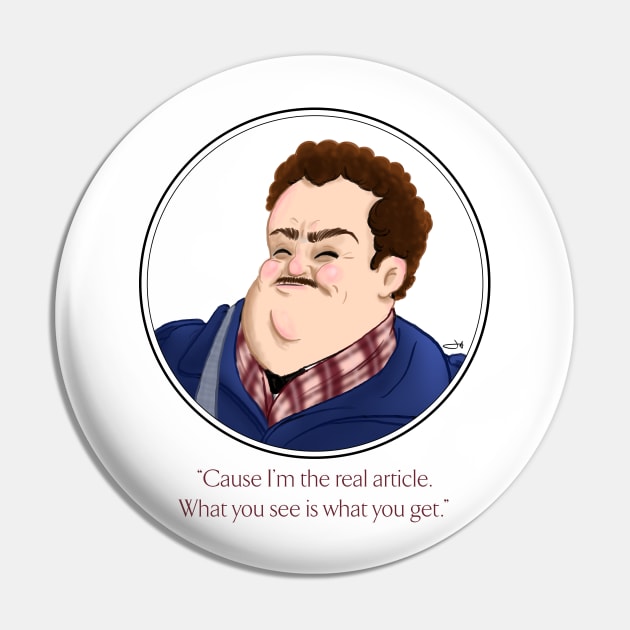 Del Griffith - I like Me Pin by OptionJoe Art