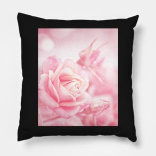 Lovely Pink Roses Pillow