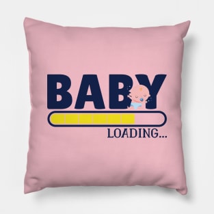 pregnant funny with Baby loading Pillow