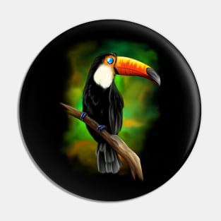 Toco toucan Pin