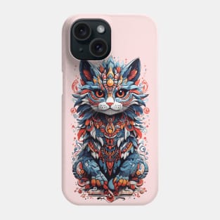 Cute Tribal Spirit cat Phone Case