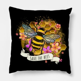 Save the Bees 8 Pillow