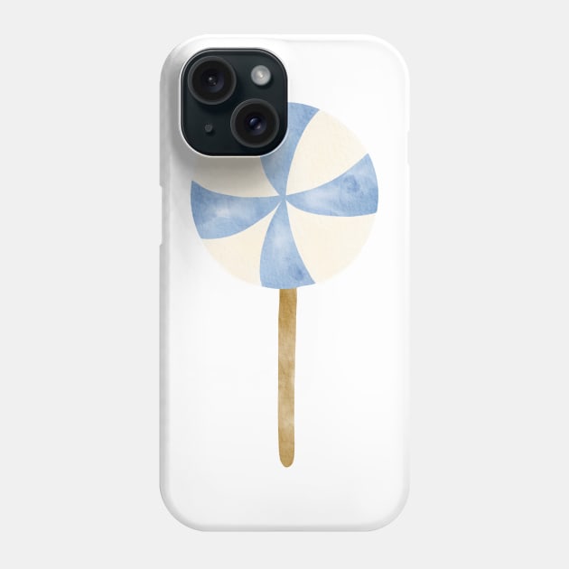 Blue lollipop Phone Case by MutchiDesign