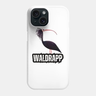 Waldrapp, northern bald ibis, hermit ibis Phone Case