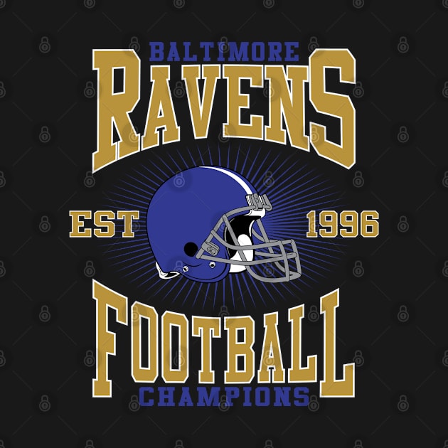 Baltimore Ravens Football Champions by genzzz72