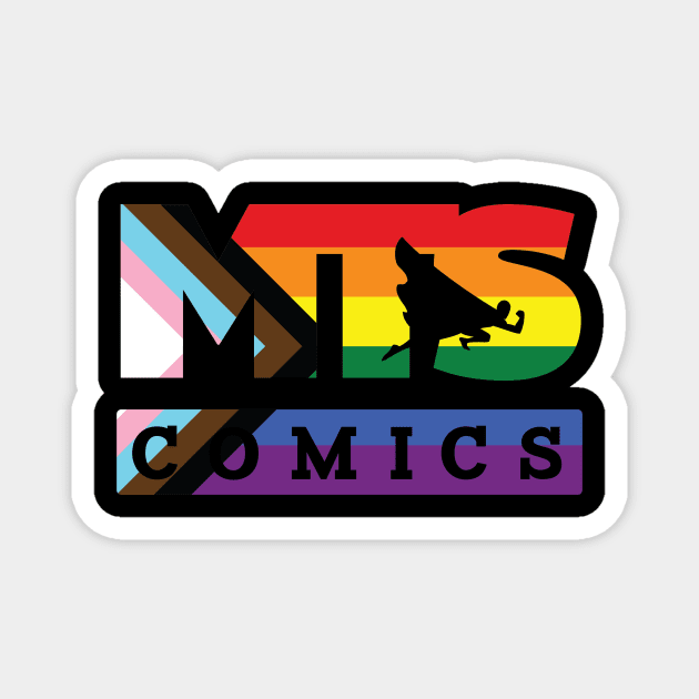 MTS Logo (Inclusion Flag) Magnet by MTS Comics