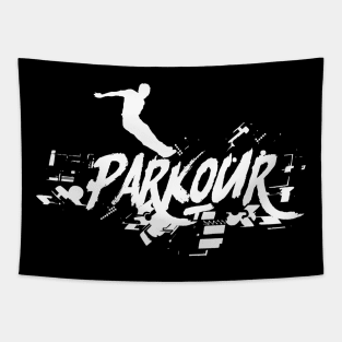 Parkour - Street Strength Tapestry