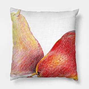 Pears, Color pencil Pillow