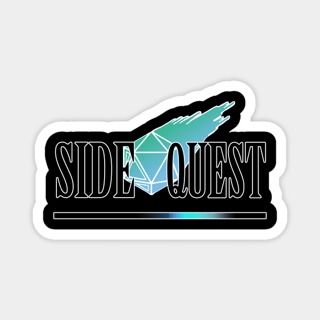 Side Quest merch Magnet by Fidelmadika_shop