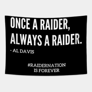 Famous Al Davis Raider Quote Tapestry