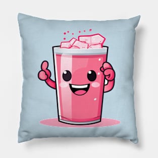 Soft drink cute T-Shirt cute giril Pillow