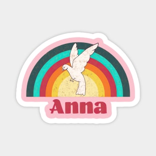 Anna - Vintage Faded Style Magnet