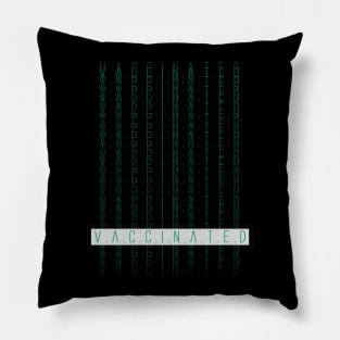 Vaccinated Design 3 Pillow