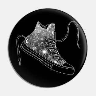 Cancer high tops - Space canvas Pin