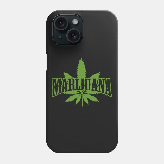 Weed Marijuana Joint Phone Case by RadStar