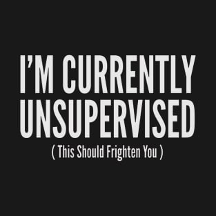 I'm Currently Unsupervised ( This Should Frighten YOu ) T-Shirt