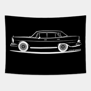 Mercedes Benz 220 SE Heckflosse Fin Tail W112 Sedan Wht Tapestry