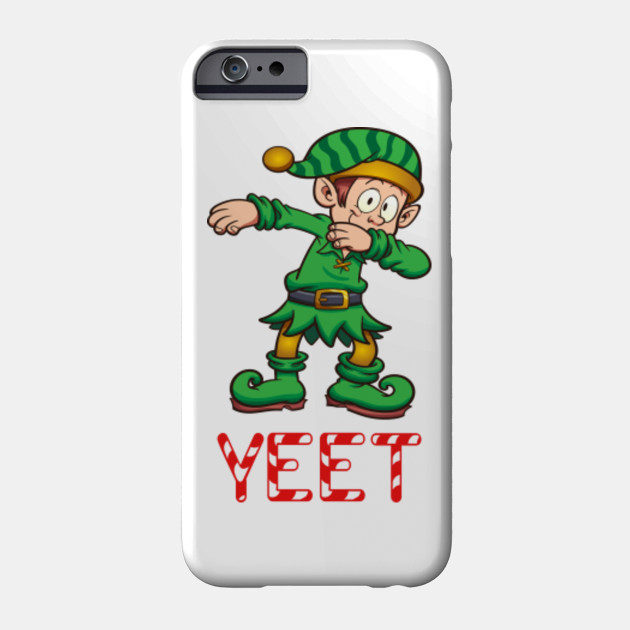 Yeet Christmas Dabbing Santa Elf Trendy Meme Funny Quote Christmas Phone Case Teepublic