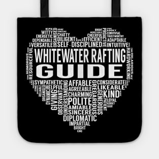 Whitewater Rafting Guide Heart Tote