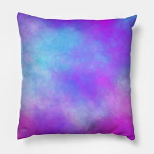 Pink/blue/purple clouds Pillow