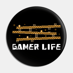 GAMER LIFE SHIRT - GAMER GIFT Pin