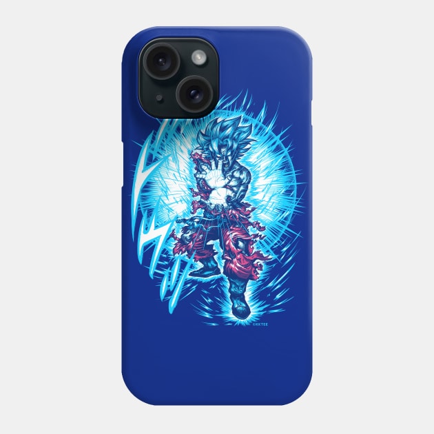 Super Saiyajin Blue Phone Case by KKTEE