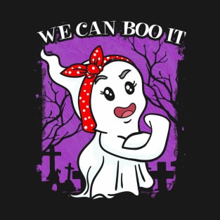 Halloween Ghost Spook Women Strong T-Shirt