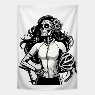 Catrina BW cycling Tapestry