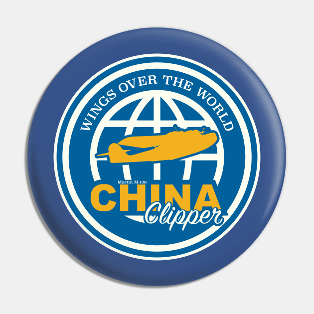 Martin M-130 China Clipper Pin by Tailgunnerstudios