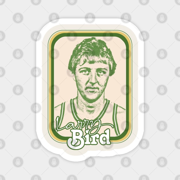 Larry Bird / Retro Basketball Fan Design Magnet by DankFutura
