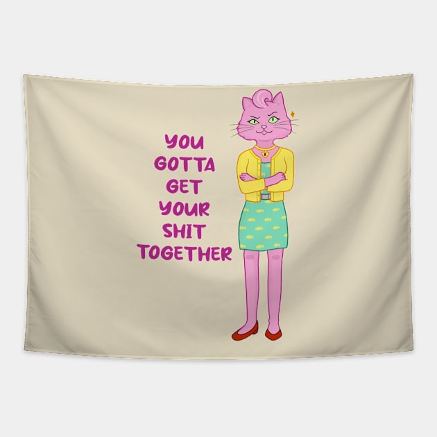 Princess carolyn inspirational quote Tapestry by ballooonfish