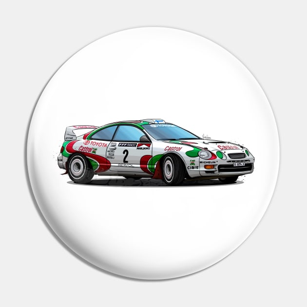 Toyota Celica GT-Four ST205 Pin by Mario Ramos Rally Art
