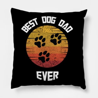 Best Dog Dad Ever : Father's Funny Gift Pillow