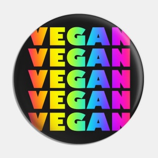 VEGAN RAINBOW STACK Pin