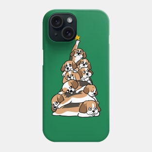 Christmas Tree Beagle Phone Case