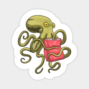 Octopus Bag of chips Magnet