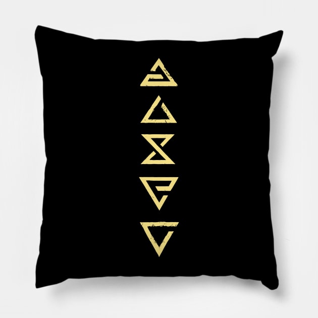 witcher symbol Pillow by Lamink