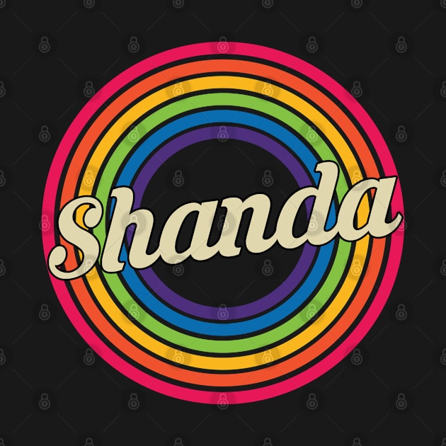 Shanda - Retro Rainbow Style by MaydenArt