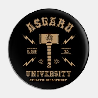 Asgard University Pin