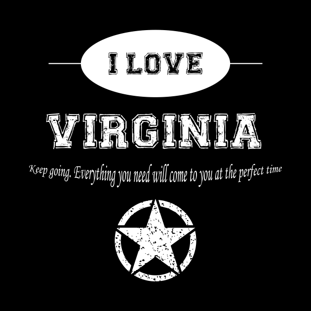 i love virginia by Print On Demand✅