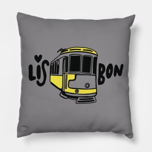 Lisbon Tram Pillow