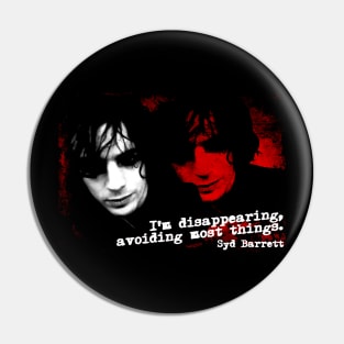 Syd Barrett Inspired Design Pin