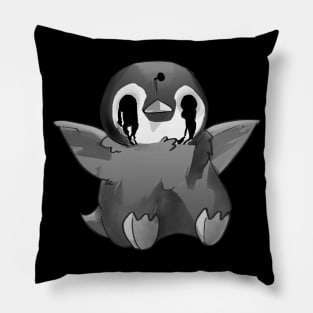Cute Doomed Penguin Pillow