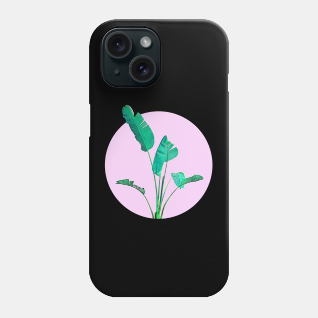 Banana Palm Tree Phone Case by Vin Zzep