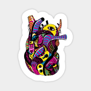 CMYK Light Heart Magnet