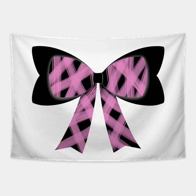 Light pink streaks bow Tapestry by tothemoons
